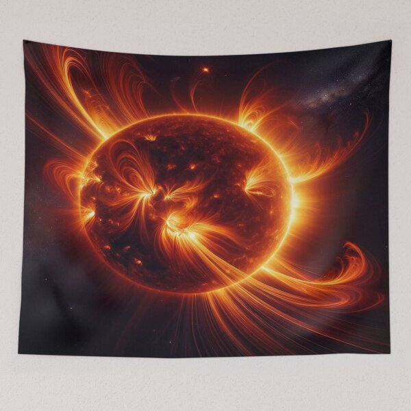 Item preview, Fiery Solar Dance designed and sold by CosmoCrafted.