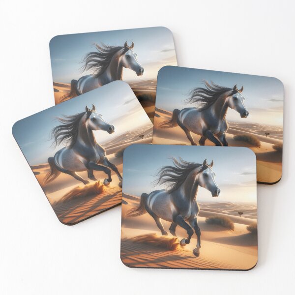 Item preview, Arabian horse, galloping across a desert landscape designed and sold by Truck Stop One.