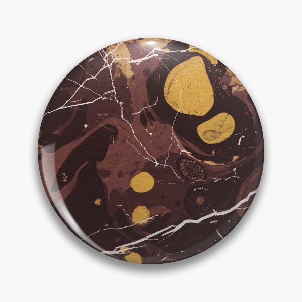 Item preview, red Ebru marble - trompe l'oeil painted marble designed and sold by Wolfsee.