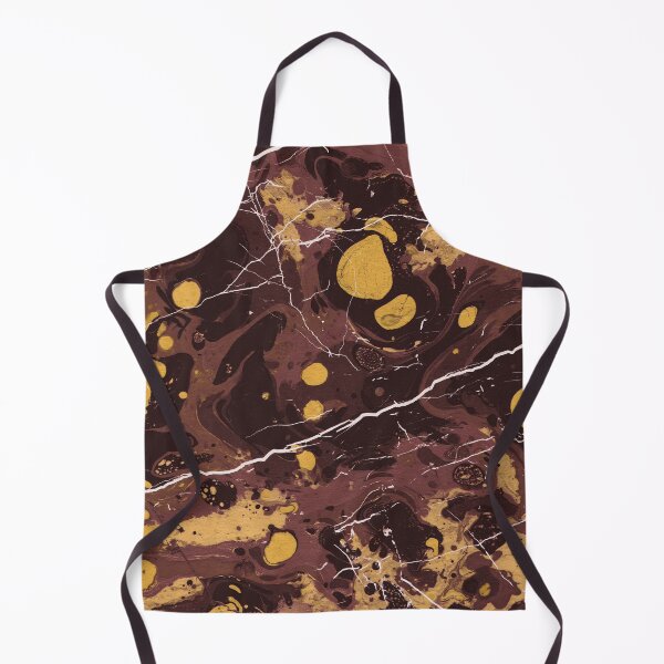 Item preview, red Ebru marble - trompe l'oeil painted marble designed and sold by Wolfsee.