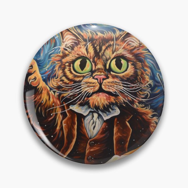 Item preview, Louis Wain Schizophrenia Cat Painting For Cat Lovers designed and sold by Petsthetic.