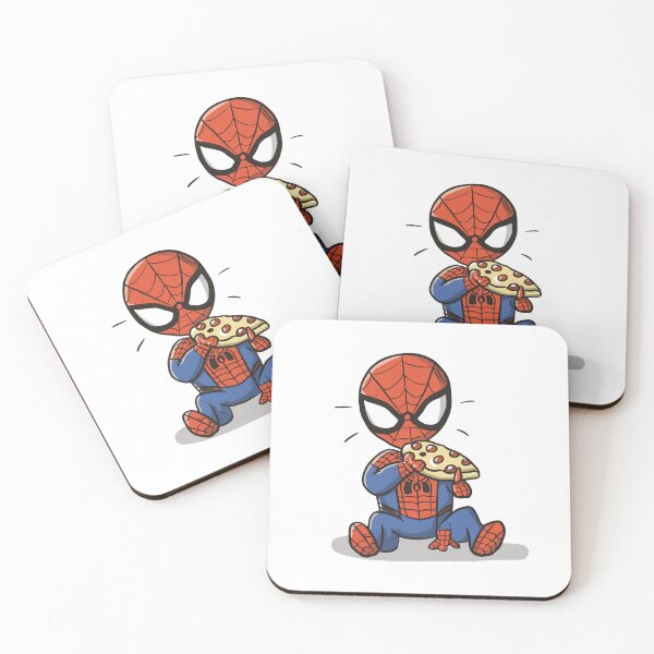 Item preview, Baby Spidey Munching Pizza - Trendy Hilarious Comic Spider Art Eating Food Meme Cartoon Costume designed and sold by SpideyUniverse.
