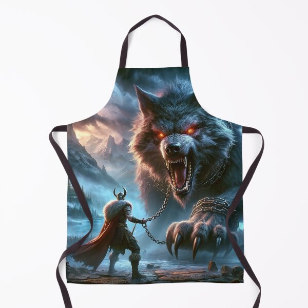 Item preview, The Awakening of Fenrir – An Epic Confrontation Under the North Moon designed and sold by darkfantasy-atk.