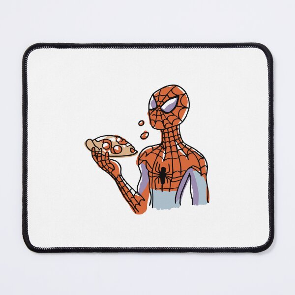 Item preview, Spidey Munching Pizza - Trendy Hilarious Comic Spider Art Eating Food Meme Cartoon Costume designed and sold by SpideyUniverse.