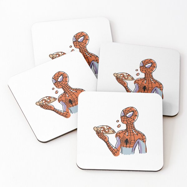 Item preview, Spidey Munching Pizza - Trendy Hilarious Comic Spider Art Eating Food Meme Cartoon Costume designed and sold by SpideyUniverse.