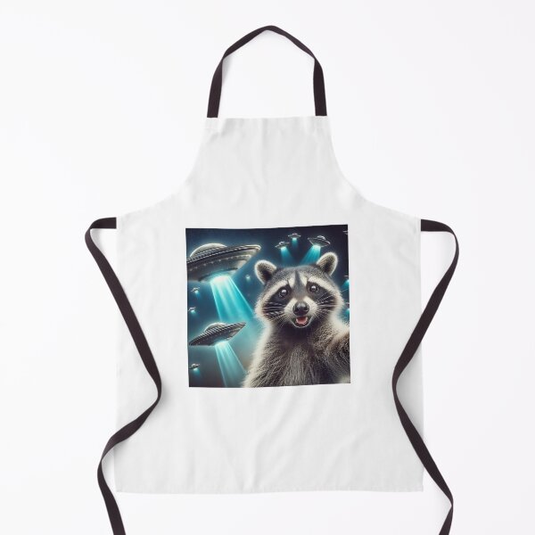 Item preview, Raccoon get selfie with Alien ships. designed and sold by peanut tee.