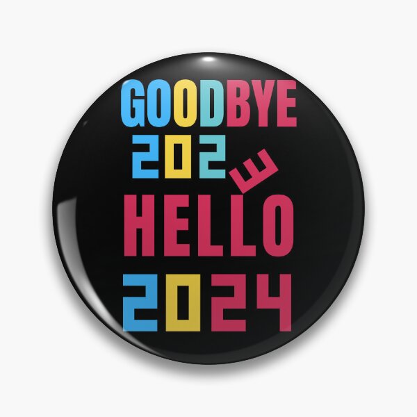 Item preview, Goodbye 2023 Hello 2024 designed and sold by ArtisShops.