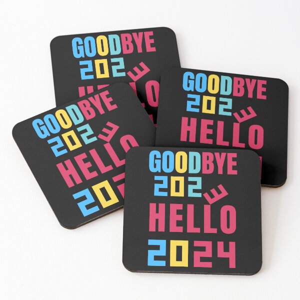 Item preview, Goodbye 2023 Hello 2024 designed and sold by ArtisShops.