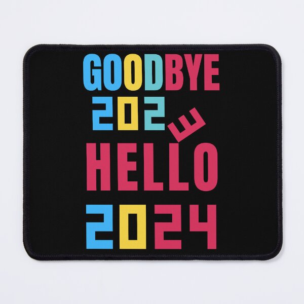 Item preview, Goodbye 2023 Hello 2024 designed and sold by ArtisShops.