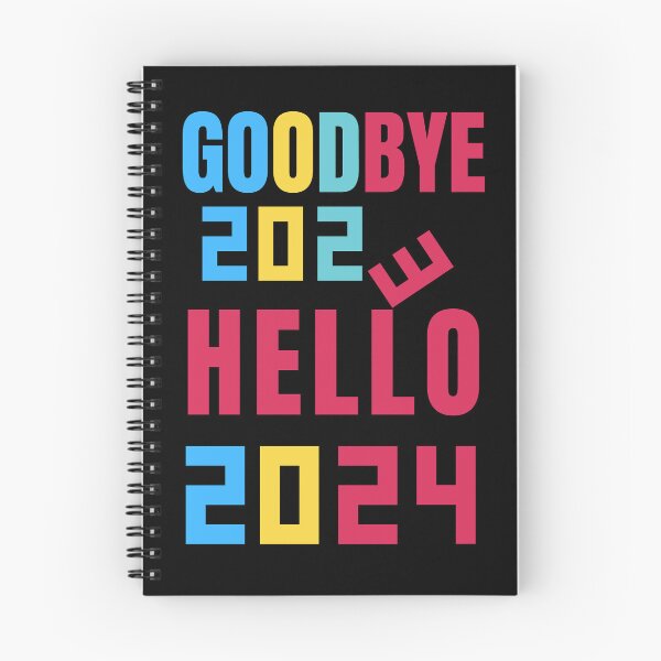 Item preview, Goodbye 2023 Hello 2024 designed and sold by ArtisShops.