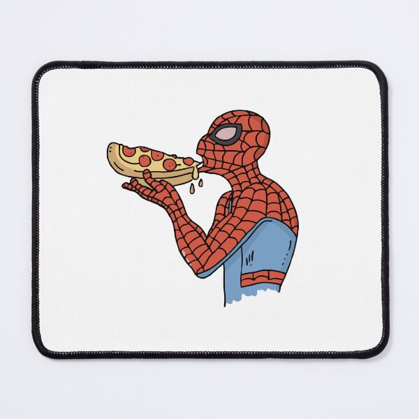 Item preview, Spidey Munching Pizza - Trendy Hilarious Comic Spider Art Eating Food Meme Cartoon Costume designed and sold by SpideyUniverse.