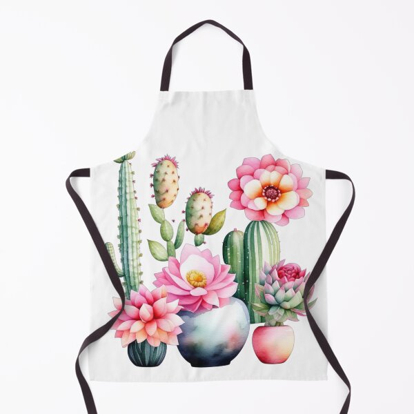 Item preview, Cactus with flowers designed and sold by MirucaDesign.