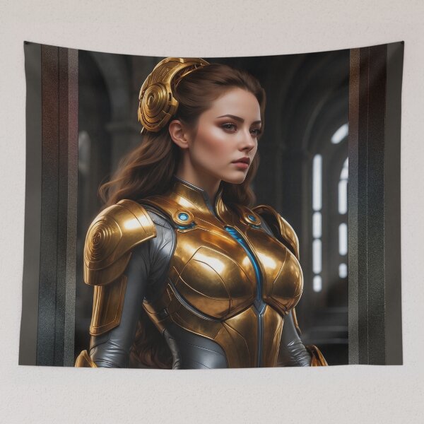 Item preview, Princess Annarya Tarken Enchanting AI Concept Art Portrait by Xzendor7 designed and sold by Xzendor7 Digital Art Creations.