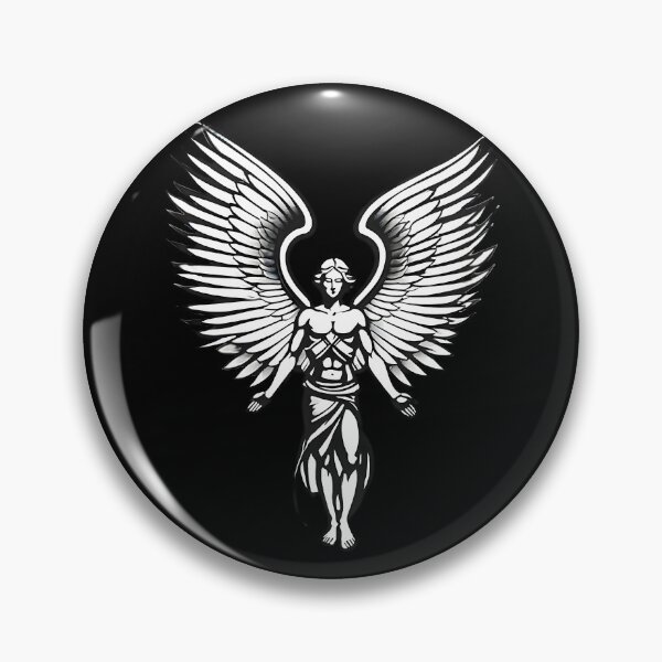 Item preview, A male angel has a beautifully sculpted figure covered by a skimpy robe. designed and sold by CoolVisionStd.