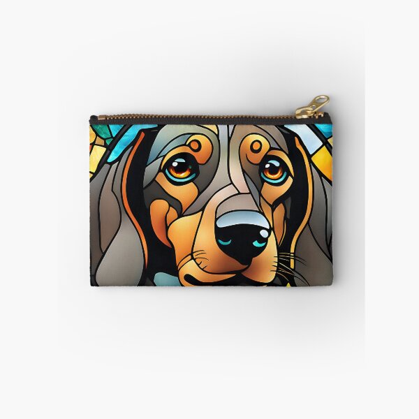 Item preview, Dachshund Dog Stained Glass Art Colorful Dog Dachshund Sausage Dog Lover Gift designed and sold by MotleyPlay.