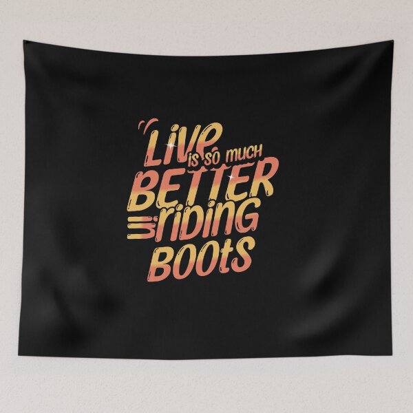 Item preview, Vivir es mucho mejor con botas de montar designed and sold by Digital Media Buzz Content.