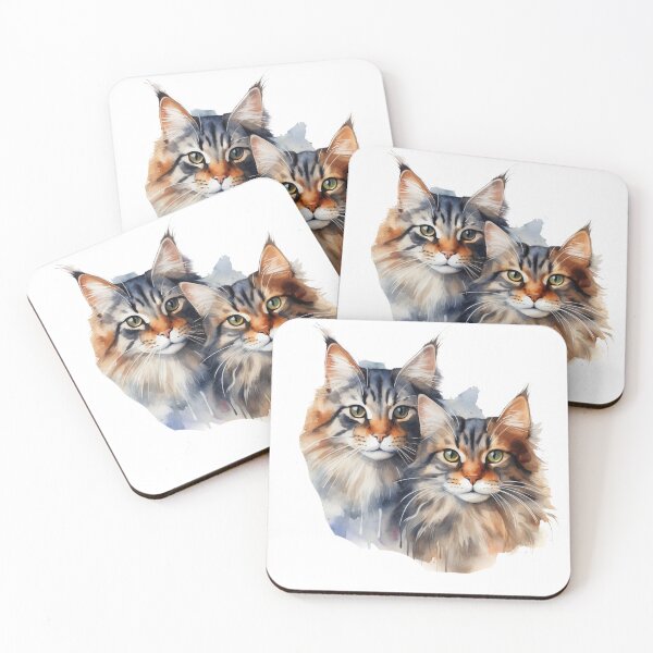 Item preview, Main coon cat  // Main coon cat cute design designed and sold by SMARTKIT  DESIGNAGENCY.