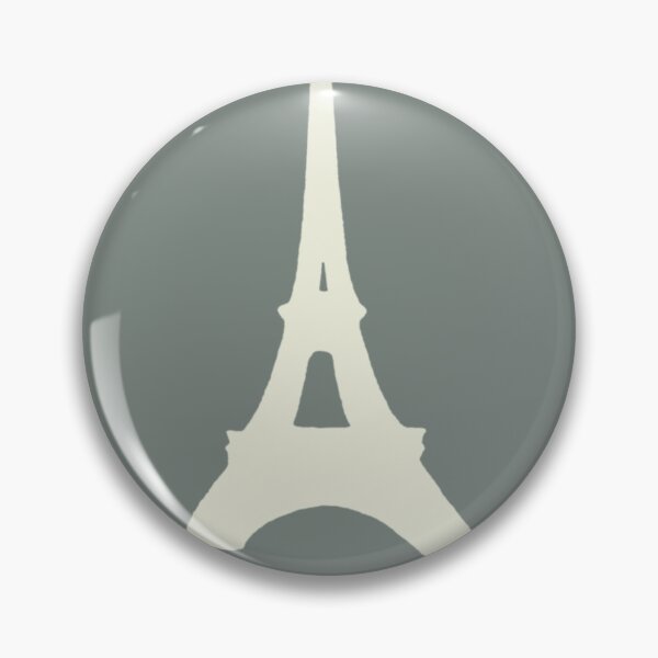 Item preview, Architectural Landmarks No. 65: Eiffel Tower Silhouette. Blue Green Grey Cream Beige. Abstract Artwork By Carraann designed and sold by CARRAANN.