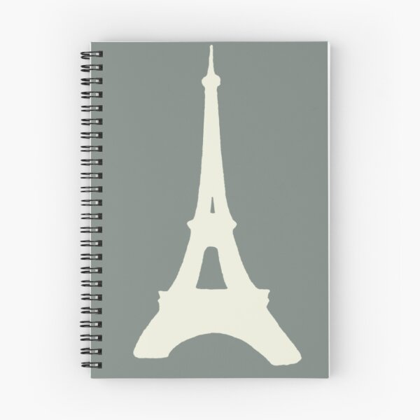 Item preview, Architectural Landmarks No. 65: Eiffel Tower Silhouette. Blue Green Grey Cream Beige. Abstract Artwork By Carraann designed and sold by CARRAANN.