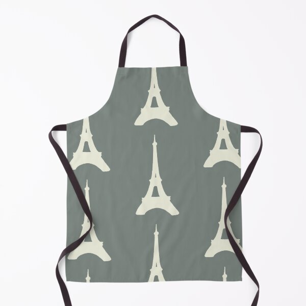 Item preview, Architectural Landmarks No. 65: Eiffel Tower Silhouette. Blue Green Grey Cream Beige. Abstract Artwork By Carraann designed and sold by CARRAANN.