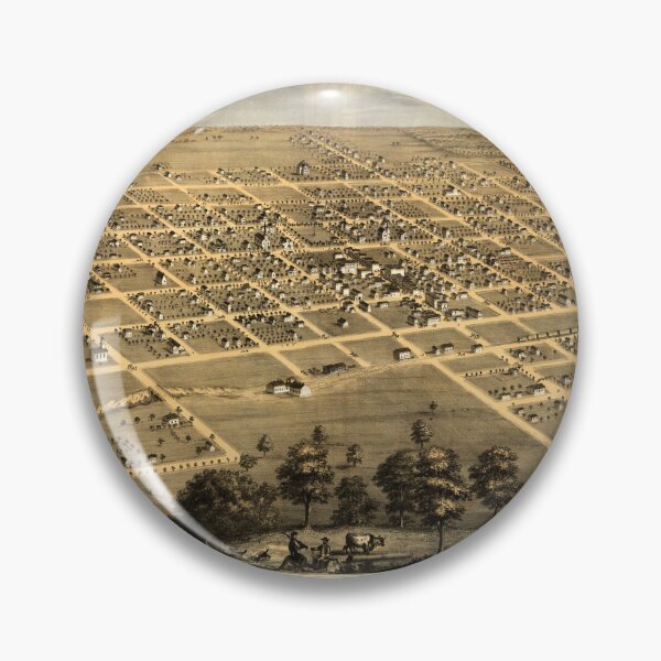 Item preview, Saint Johns, Michigan (1868) designed and sold by allhistory.