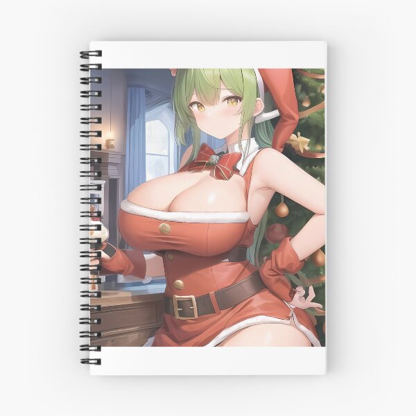 Item preview,  Christmas Elf Ecchi Kawaii waifu Anime Girl  designed and sold by lifeissheep.