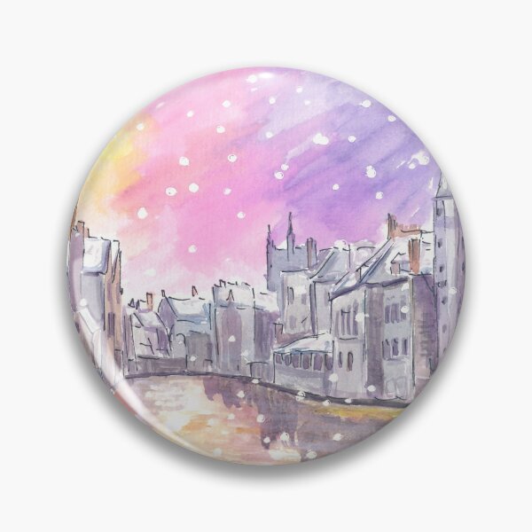 Item preview, Bruges Winter Dreams and Canal Views at Dawn designed and sold by artshop77.