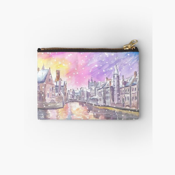 Item preview, Bruges Winter Dreams and Canal Views at Dawn designed and sold by artshop77.