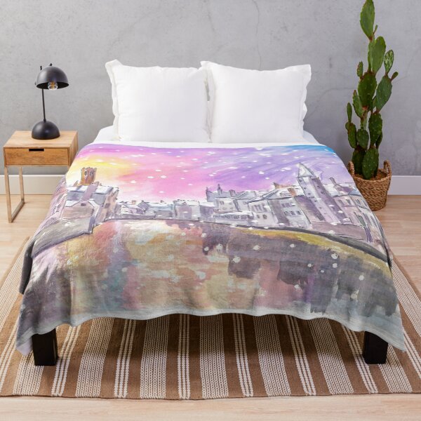 Item preview, Bruges Winter Dreams and Canal Views at Dawn designed and sold by artshop77.