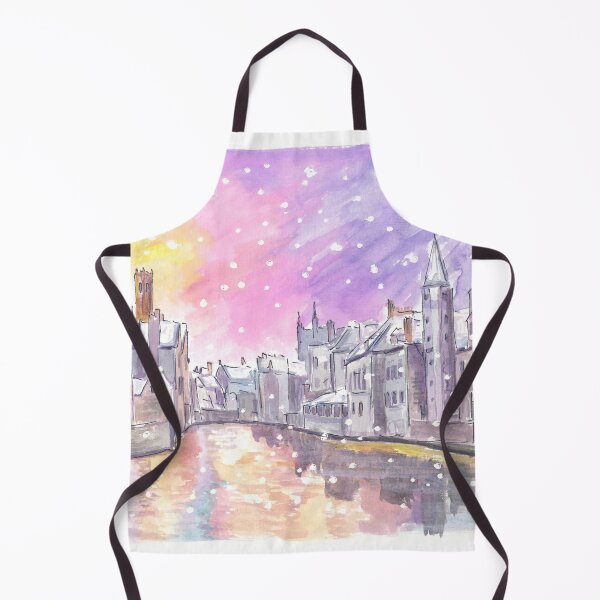 Item preview, Bruges Winter Dreams and Canal Views at Dawn designed and sold by artshop77.