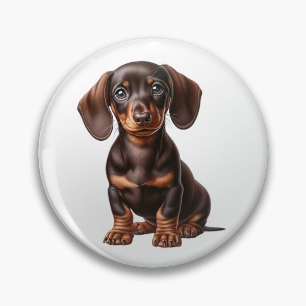 Item preview, Dachshund (Weiner Dog) Chocolate and Tan Puppy designed and sold by CharmStudio.
