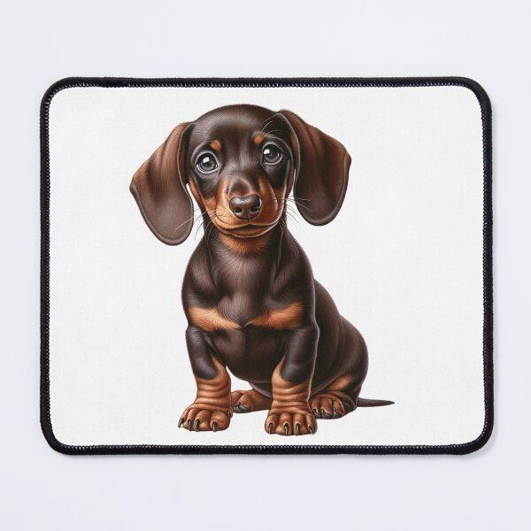 Item preview, Dachshund (Weiner Dog) Chocolate and Tan Puppy designed and sold by CharmStudio.