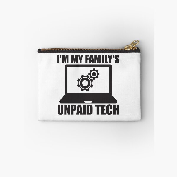 Item preview, I'm My Family's Unpaid Tech Support Funny Computer Engineer  designed and sold by teeshop87.