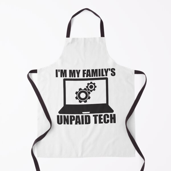 Item preview, I'm My Family's Unpaid Tech Support Funny Computer Engineer designed and sold by teeshop87.
