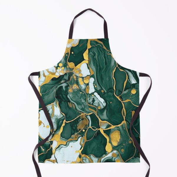 Item preview, Green gold Liquid Marble - acrylic paint marble camouflage designed and sold by Wolfsee.