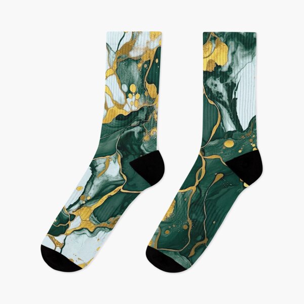 Item preview, Green gold Liquid Marble - acrylic paint marble camouflage designed and sold by Wolfsee.