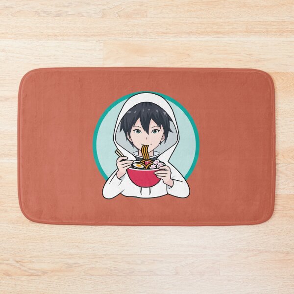 Item preview, Anime Boy Eating Ramen designed and sold by franktact.