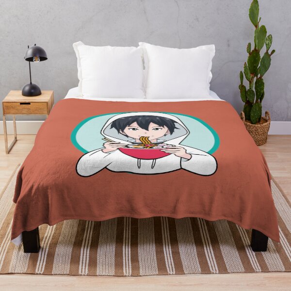 Item preview, Anime Boy Eating Ramen designed and sold by franktact.