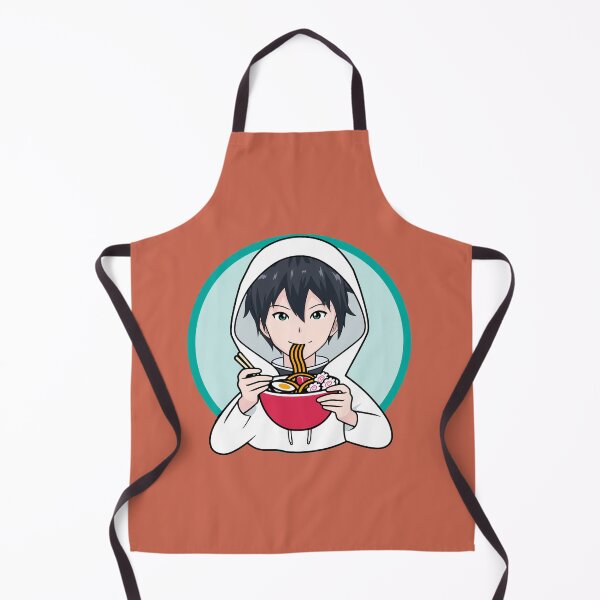 Item preview, Anime Boy Eating Ramen designed and sold by franktact.