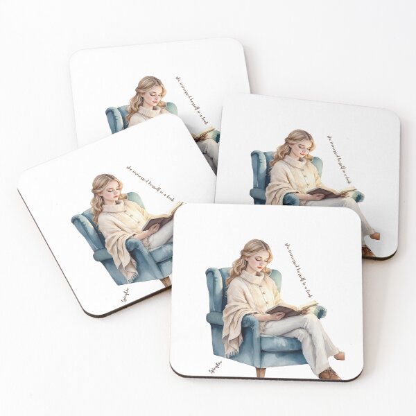Item preview, She immersed herself in a book designed and sold by SpicyOne.