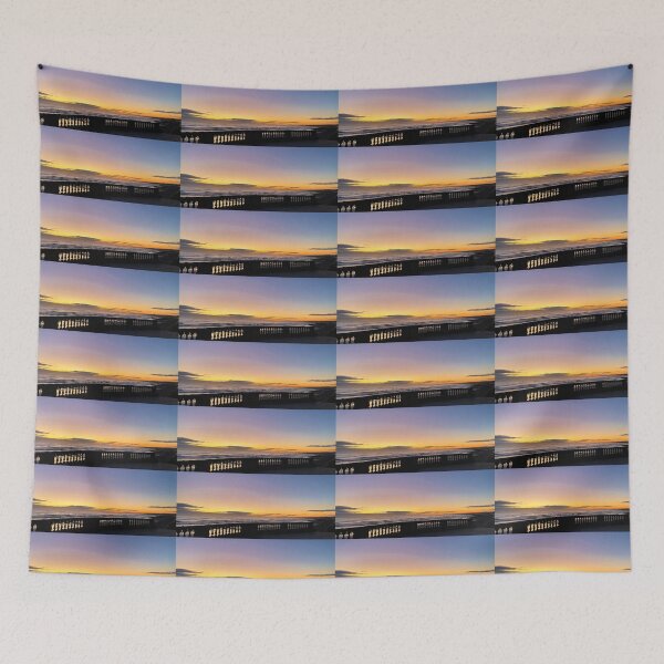 Item preview, North Sea Sunrise over the Balustrade - Panorama designed and sold by Violaman.