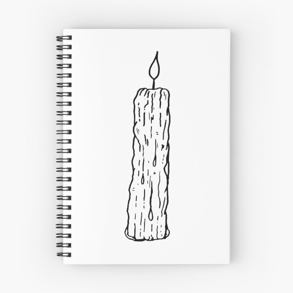 Item preview, Burning candle illustration designed and sold by hvasilevshop.