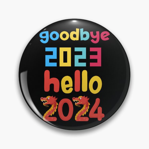 Item preview, Goodbye 2023 Hello 2024 designed and sold by ArtisShops.