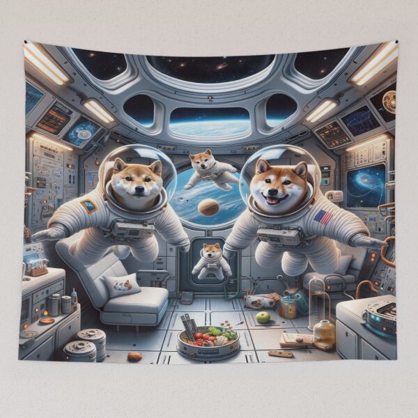 Item preview, Cosmic Canines: Shiba Inus in Space designed and sold by CosmoCrafted.