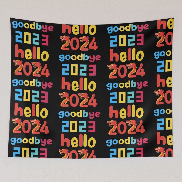 Item preview, Goodbye 2023 Hello 2024 designed and sold by ArtisShops.