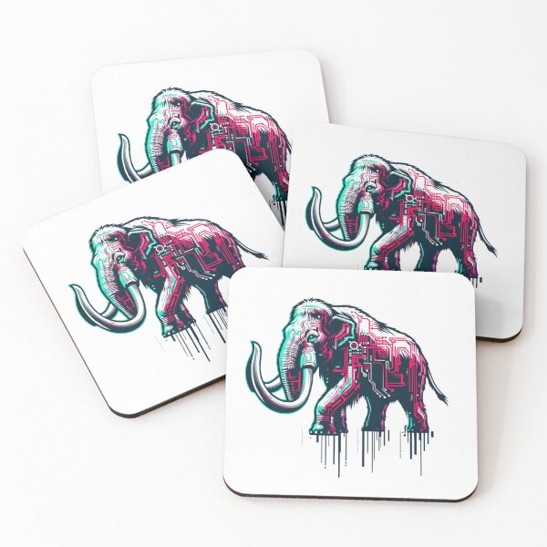Item preview, Electronic Iconic Mammoth designed and sold by MrAI-Store.