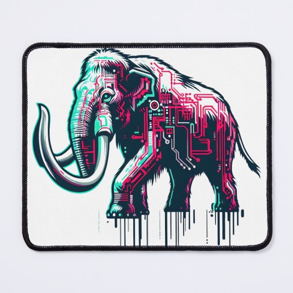 Item preview, Electronic Iconic Mammoth designed and sold by MrAI-Store.
