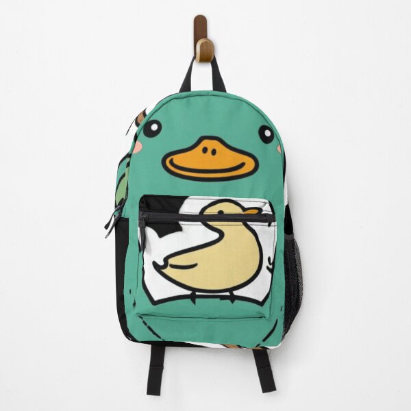 Item preview, A cute green monster with a yellow duck designed and sold by LuckyFamily.