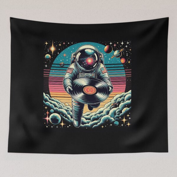 Artikelvorschau, Astronauten-Vinyl-Schallplatte entworfen und verkauft von Myra365Art.