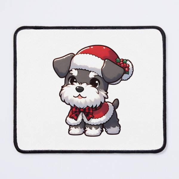Item preview, Chibi Miniature Schnauzer in Christmas designed and sold by City0fDreams.
